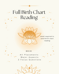 Full Birth Chart Reading