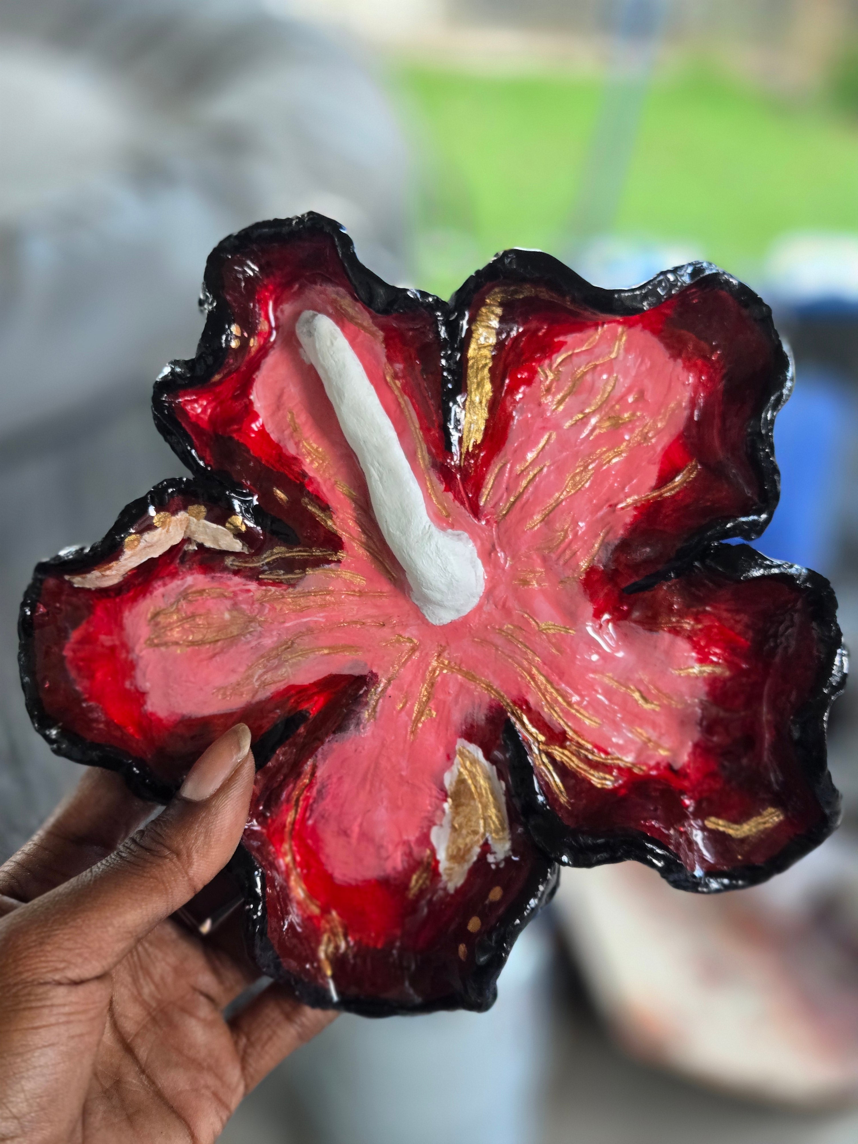Hibiscus Flower Dish